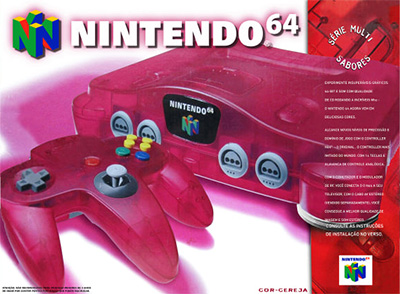 cor Cereja Nintendo 64